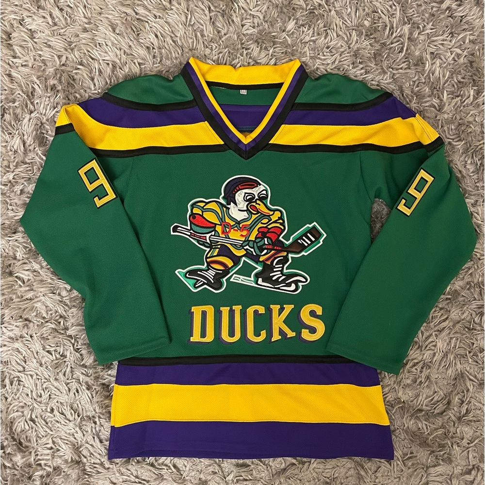 #99 Adam Banks Mighty Ducks Hockey Jersey